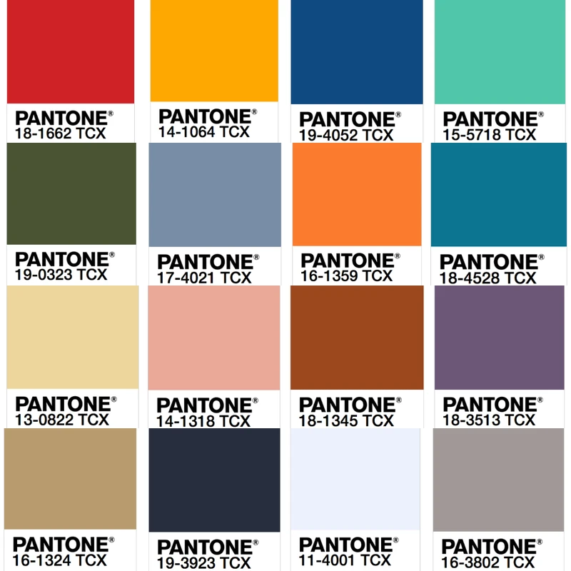 Pantone 2020年度重點色