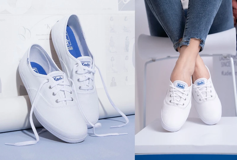 Keds Champion白色皮革鞋款 Keds Champion白色皮革鞋款