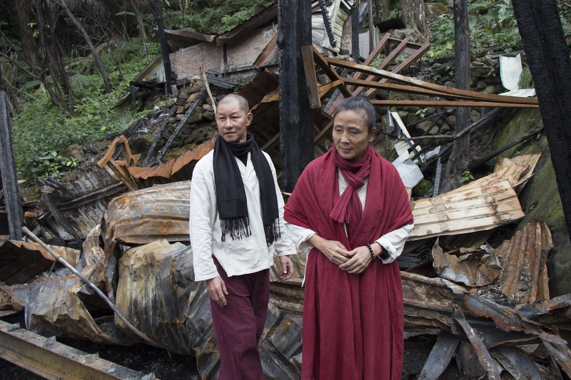 優人神鼓藝術總監劉若瑀(右)及音樂總監黃誌群(左) 優人神鼓藝術總監劉若瑀(右)及音樂總監黃誌群(左)