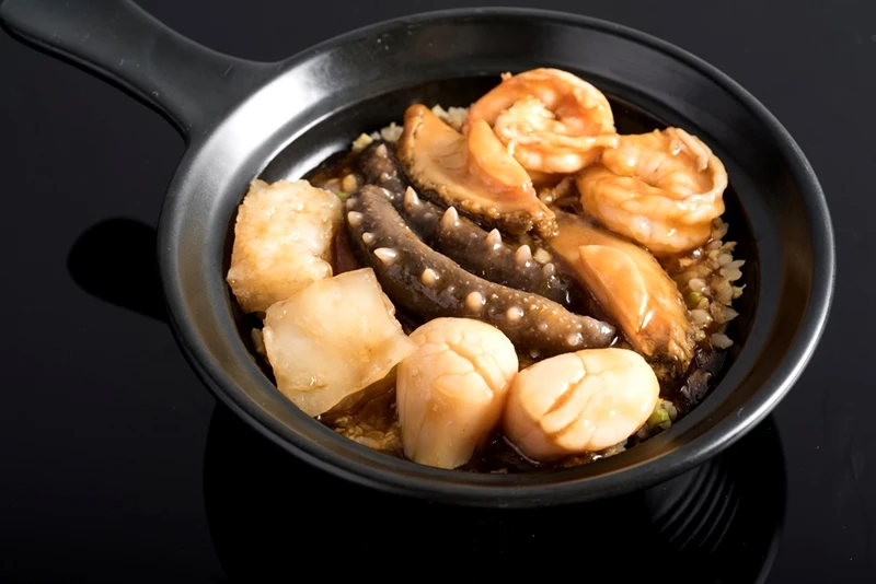 福建鮑魚刺參炒飯