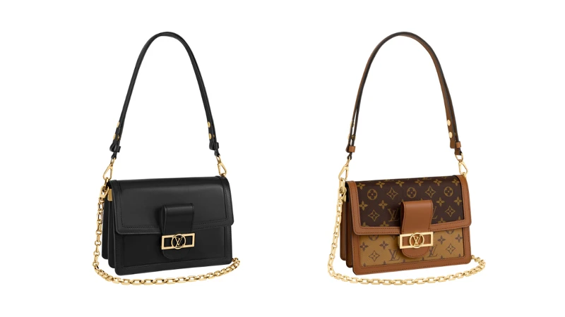 Dauphine in Monogram canvas手袋,NT102,000、Dauphine in calf leather手袋,NT121,000 Dauphine in Monogram canvas手袋,NT102,000、Dauphine in calf leather手袋,NT121,000