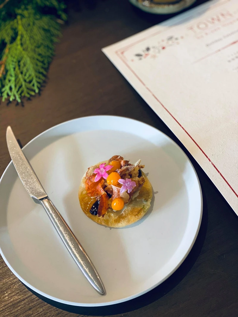 I Love Taipei 軟殼蟹薄餅