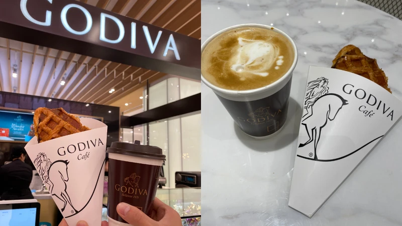 GODIVA 黑巧克力可芙 NT$180