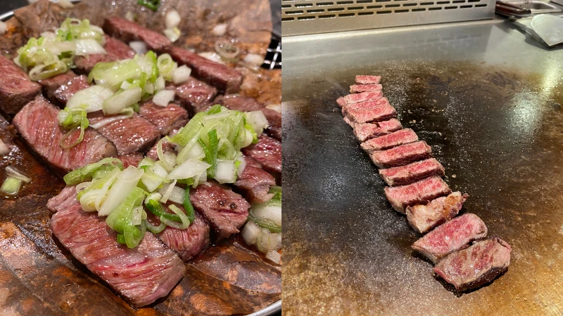 鐵板區亮點菜色:朴葉燒 鐵板區亮點菜色:朴葉燒