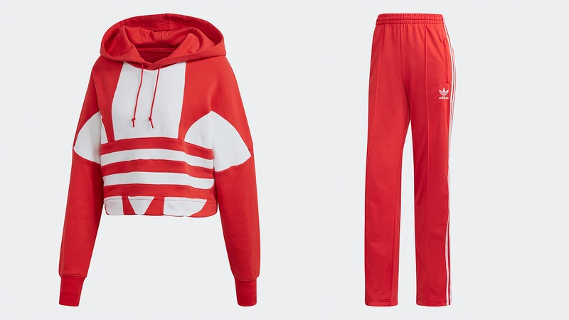 adicolor系列女生連帽上衣，NT3,090、adicolor系列女生運動長褲，NT2,490