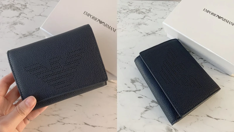 EMPORIO ARMANI皮革中夾，NT7,800