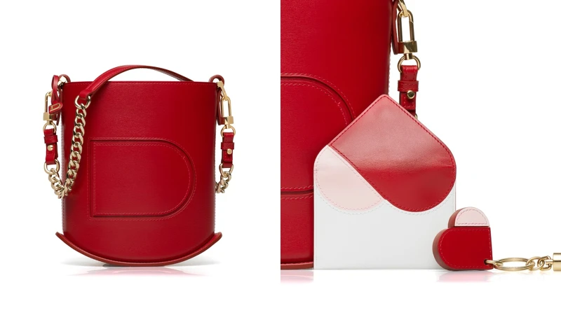 售價:(左)包包NT79,900 & 鍊帶NT19,100、(右)卡包NT10,600 & 鑰匙圈NT9,300 售價:(左)包包NT79,900 & 鍊帶NT19,100、(右)卡包NT10,600 & 鑰匙圈NT9,300