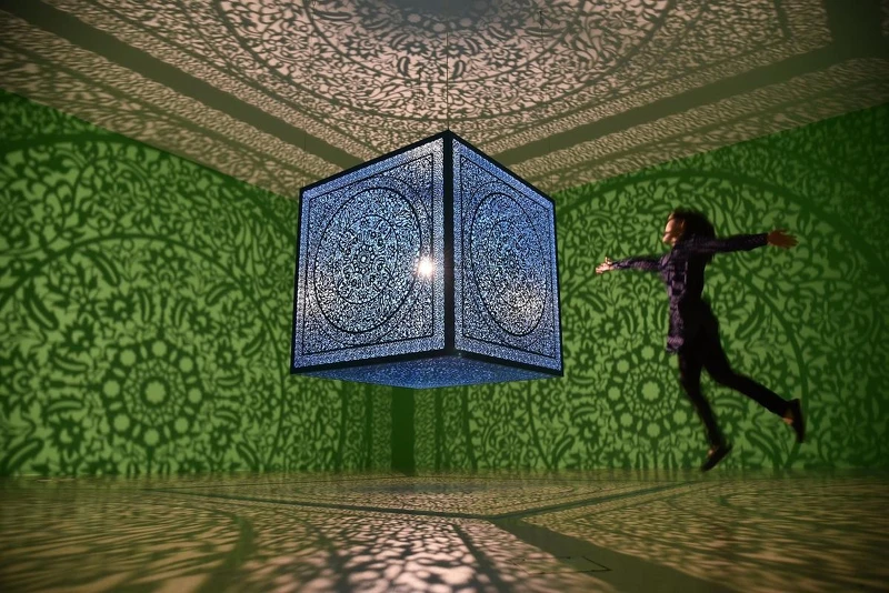 Anila Quayyum Agha （巴基斯坦 / 美國）作品：「給自己的花」，2016