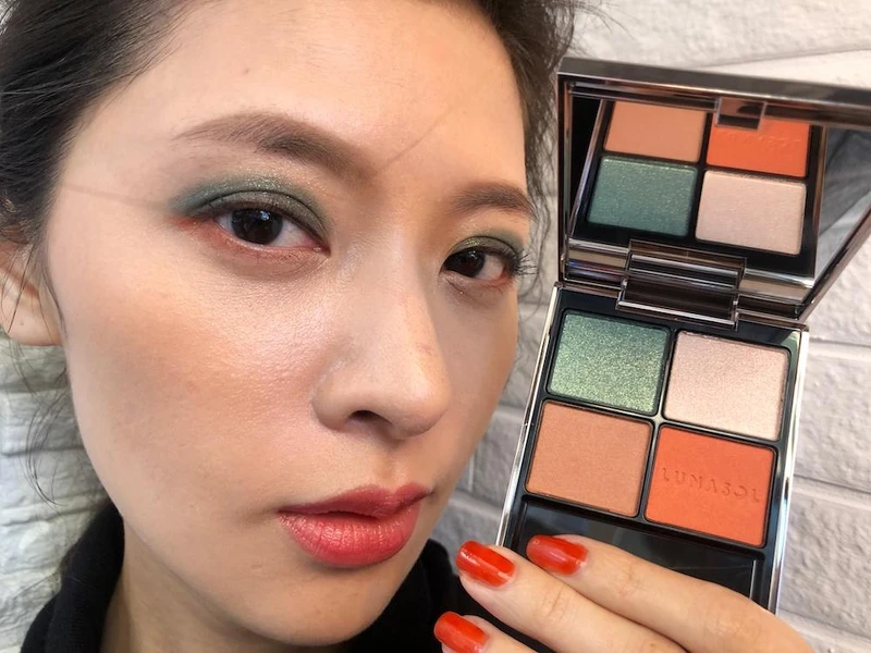 Lunasol晶巧霓光眼彩盒 #04試色