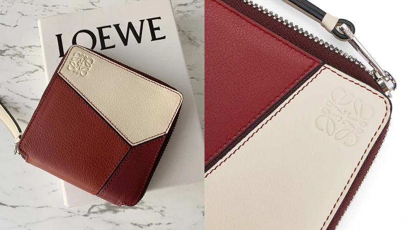 LOEWE Puzzle拼圖拉鍊錢包，NT21,000
