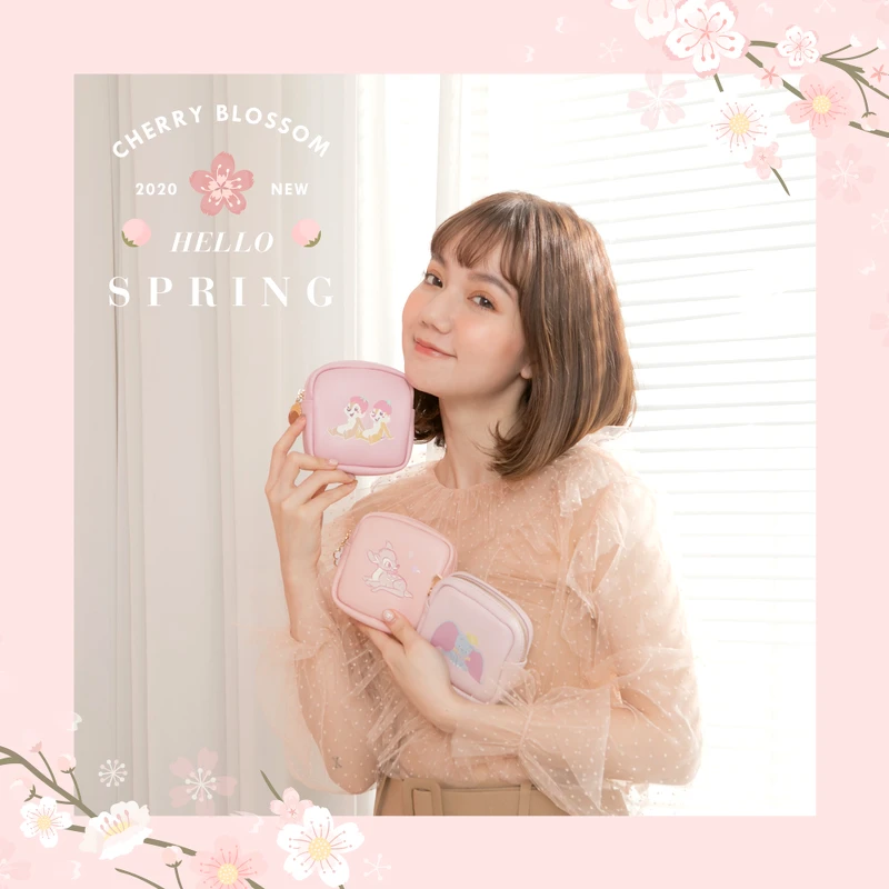 迪士尼櫻花粉嫩方形零錢包(原價NT$599;特價NT$349) 迪士尼櫻花粉嫩方形零錢包(原價NT$599;特價NT$349)