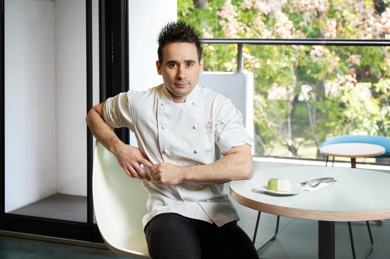 CJSJ法籍甜點主廚Soriano Joaquin。 CJSJ法籍甜點主廚Soriano Joaquin。