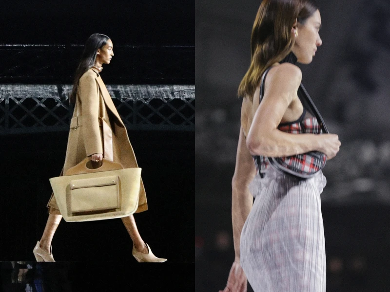 極大與極小的手袋。