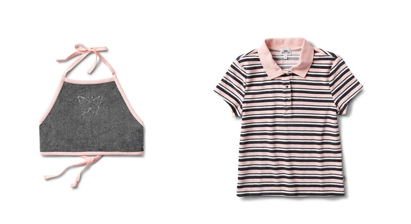 小可愛，定價NT1,480、條紋POLO衫，定價NT2,480