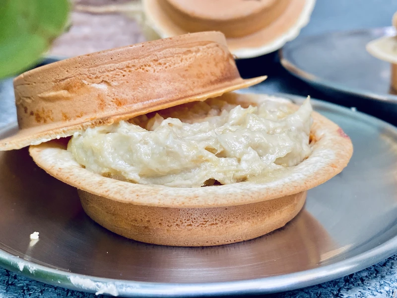 榴槤起司車輪餅