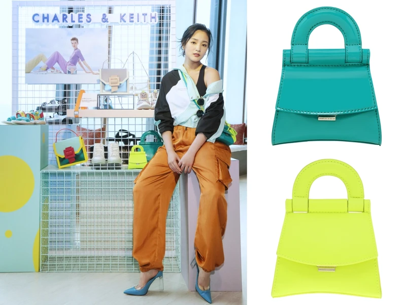CHARLES&KEITH亮面鞦韆包(NT$1,590元) CHARLES&KEITH亮面鞦韆包(NT$1,590元)