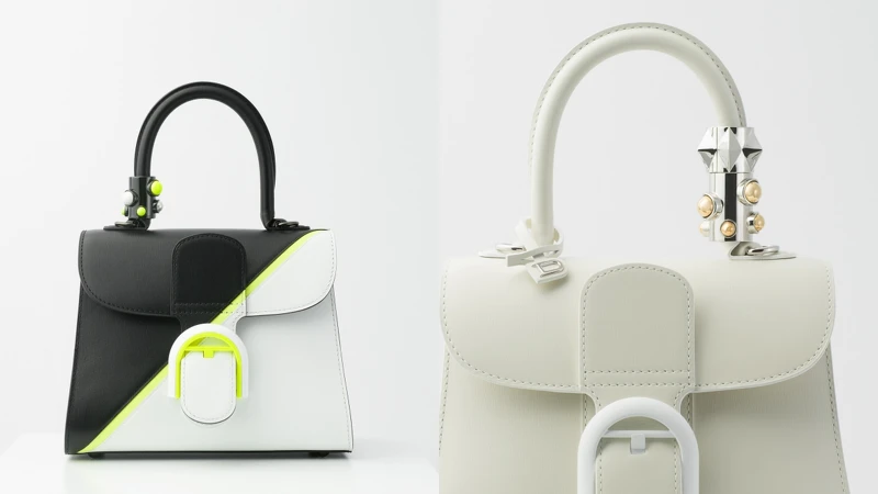 Brillant系列光亮白提把裝飾牛皮小型肩背手提包(NT$197,600) Brillant系列光亮白提把裝飾牛皮小型肩背手提包(NT$197,600)