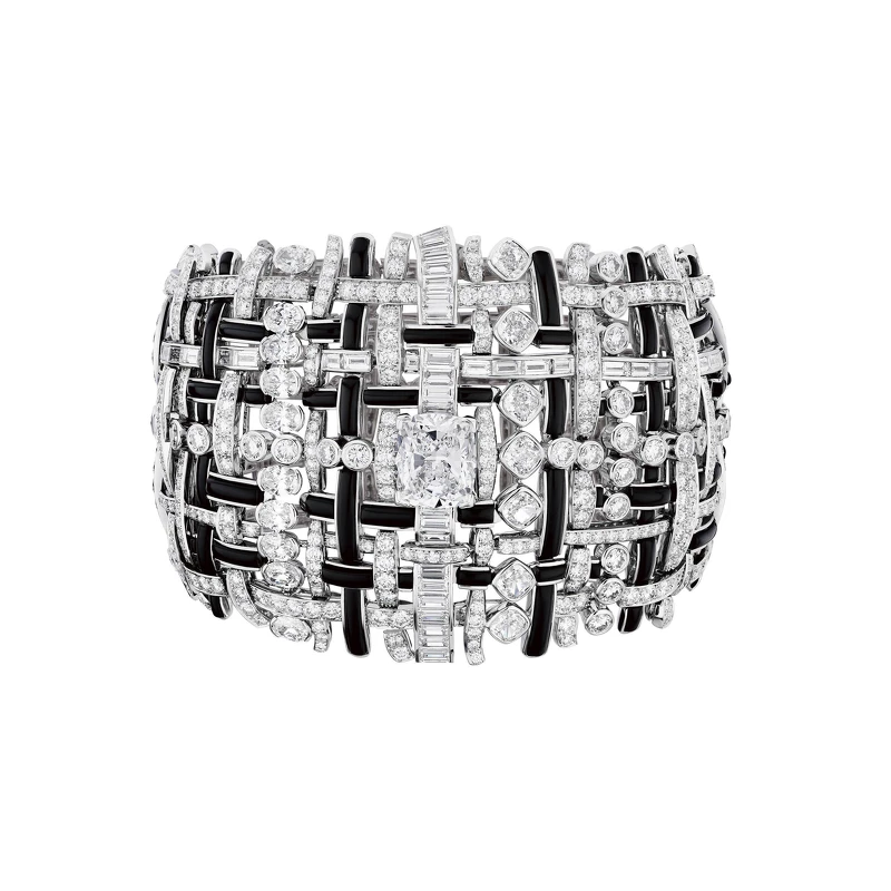 Tweed Graphique 高級珠寶手鐲。