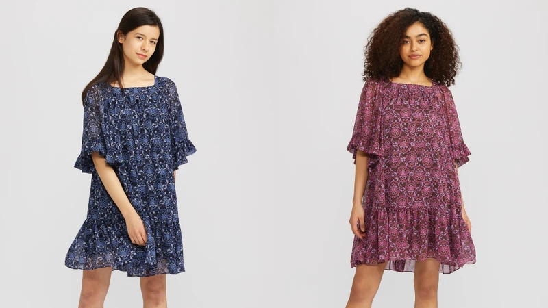 五分袖雪紡洋裝(NT$1,490) 五分袖雪紡洋裝(NT$1,490)