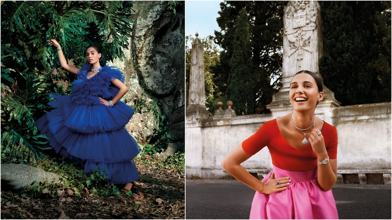 Naomi Scott 配戴 Divas’ Dream 珠寶開心地探索羅馬街道。