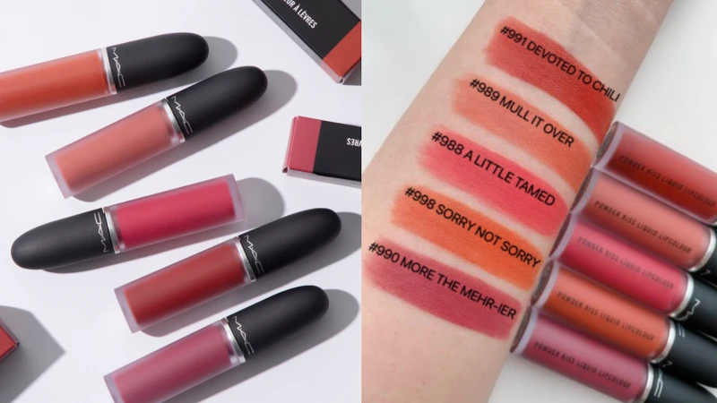 *絲柔粉霧唇釉,建議售價1,050元 *絲柔粉霧唇釉,建議售價1,050元