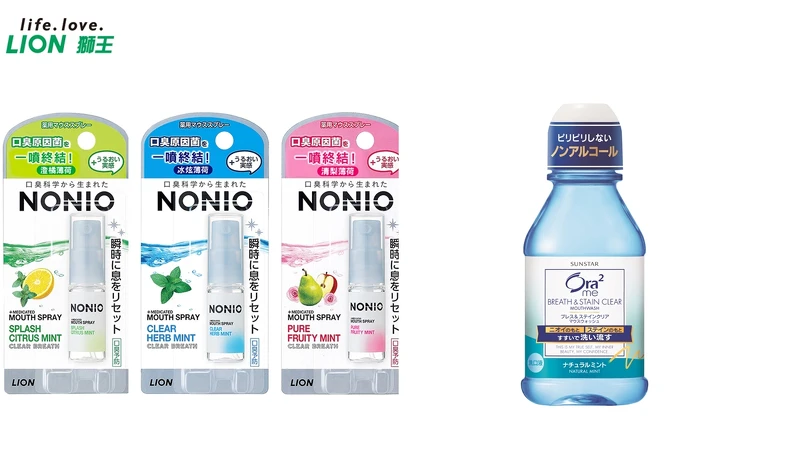 日本獅王nonio口氣清新噴霧(冰炫薄荷/甜梨玫瑰/橙橘薄荷),NT99。Ora2 me 淨白清新漱口水隨身瓶(清爽薄荷),NT99。 日本獅王nonio口氣清新噴霧(冰炫薄荷/甜梨玫瑰/橙橘薄荷),NT99。Ora2 me 淨白清新漱口水隨身瓶(清爽薄荷),NT99。