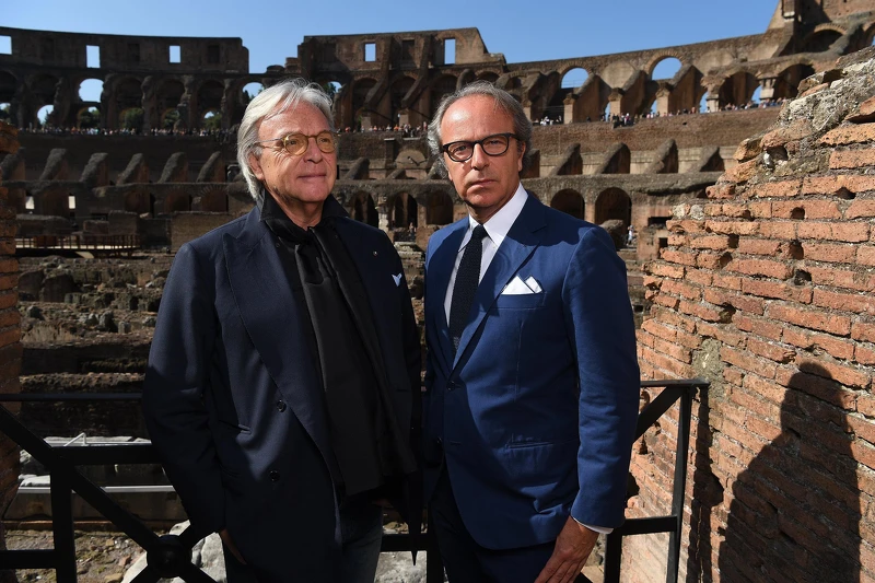 (左起)Tod's集團主席Diego與副主席Andrea Della Valle (左起)Tod's集團主席Diego與副主席Andrea Della Valle
