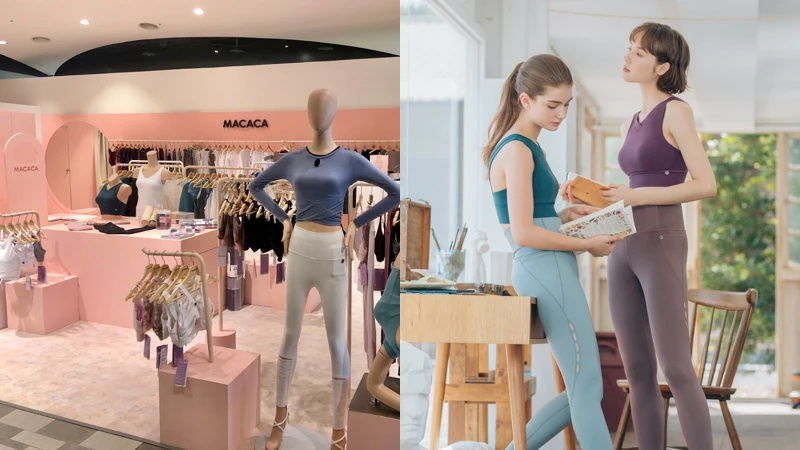 誠品生活松菸店｜台灣瑜珈服飾品牌MACACA。