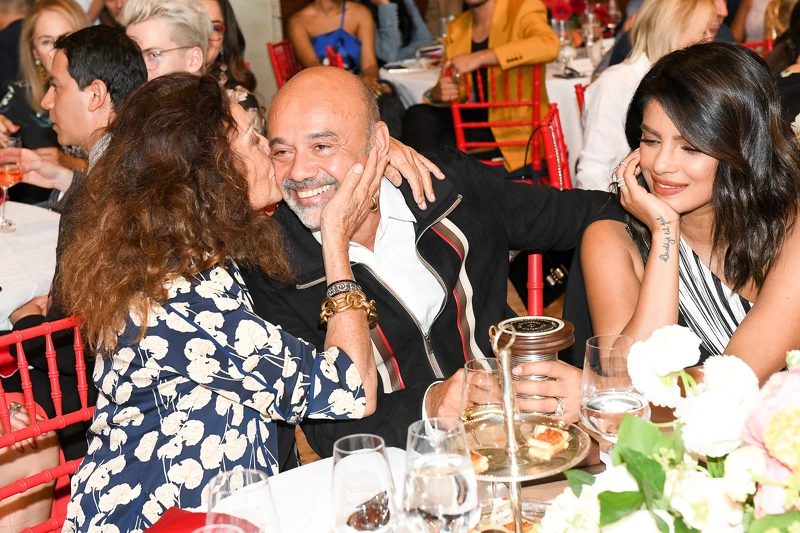 與Louboutin交情深厚的設計師Diane von Furstenberg 與Louboutin交情深厚的設計師Diane von Furstenberg