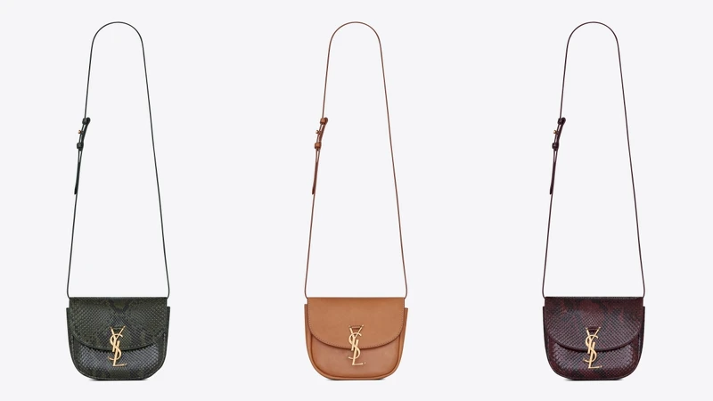 迷你KAIA牛皮小包（NT$41,700）小款KAIA牛皮小包（NT$50,000）、 小款KAIA蟒蛇皮小包（NT$65,000）