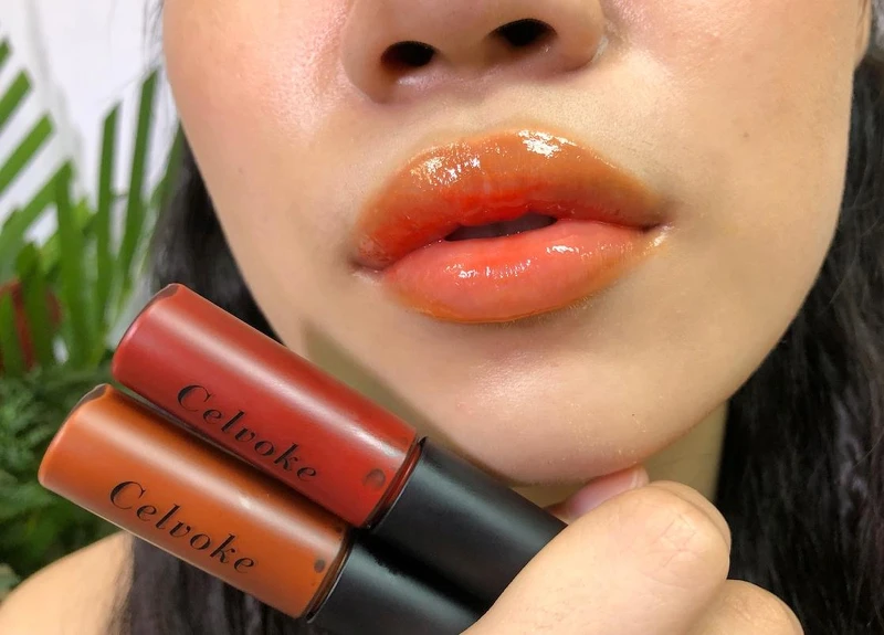 11奶油南瓜、限量EX04蜜糖紅橙兩色疊擦