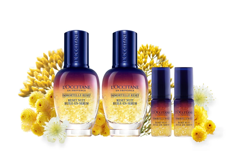 L’OCCITANE光萃肌活必囤組:光萃肌活露30ml*2+光萃肌活露5ml*2優惠價NT 4,600(原價NT 5,680) *實體通路及品牌官網均販售 L’OCCITANE光萃肌活必囤組:光萃肌活露30ml*2+光萃肌活露5ml*2優惠價NT 4,600(原價NT 5,680) *實體通路及品牌官網均販售