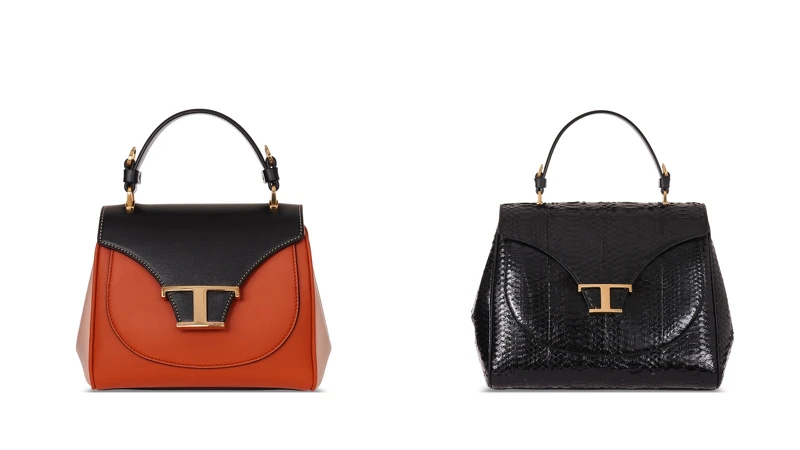 (黑橘拼接)NT$72,300、(黑色蛇皮)NT$153,700 (黑橘拼接)NT$72,300、(黑色蛇皮)NT$153,700