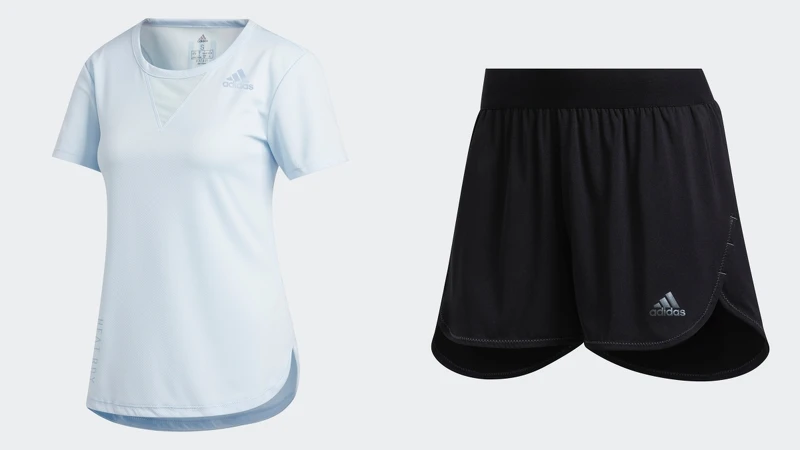 張鈞甯同款上衣（NT$1,490）、短褲（NT$1,490）