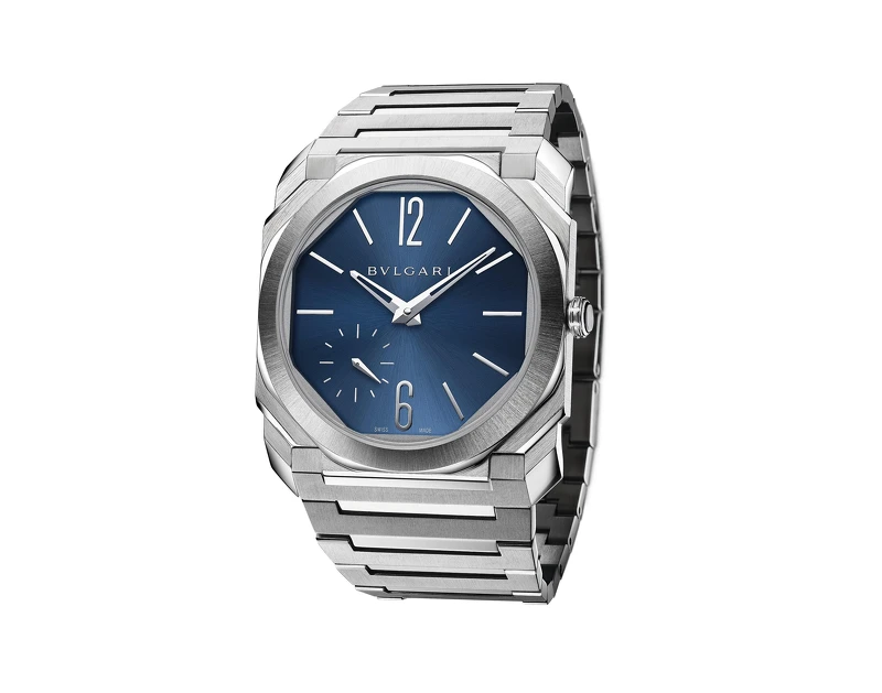 BVLGARI OCTO FINISSIMO AUTOMATIC 緞面拋光精鋼超薄自動腕錶_參考售價約新台幣375,900元 BVLGARI OCTO FINISSIMO AUTOMATIC 緞面拋光精鋼超薄自動腕錶_參考售價約新台幣375,900元