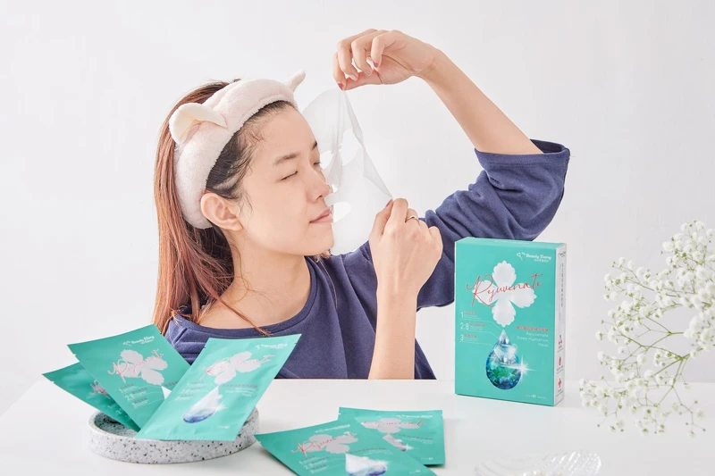 我的美麗日記 蜜若藍超能補水面膜，NT250。