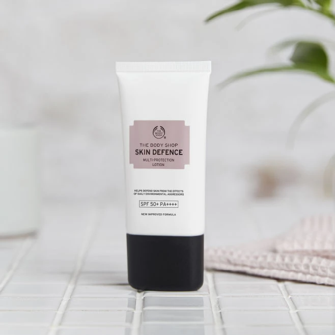 THE BODY SHOP全效防禦輕透隔離霜 SPF50+ PA++++,NT1080元/40ml、NT1380元/60ml THE BODY SHOP全效防禦輕透隔離霜 SPF50+ PA++++,NT1080元/40ml、NT1380元/60ml