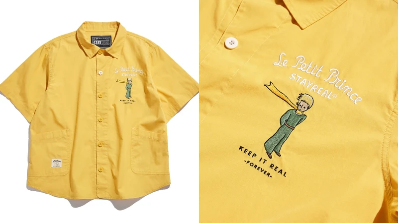 小王子溫柔雙口袋襯衫（NT$1,880）