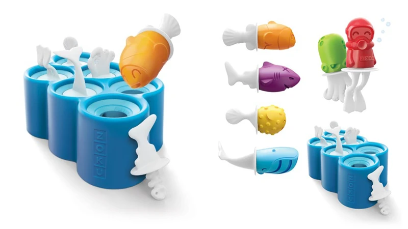 美國廚具品牌「ZOKU」推出多款趣味製冰器,像是海底生物、獨角獸造型冰棒模具組,可製作出各種趣味動物|誠品書店 美國廚具品牌「ZOKU」推出多款趣味製冰器,像是海底生物、獨角獸造型冰棒模具組,可製作出各種趣味動物|誠品書店