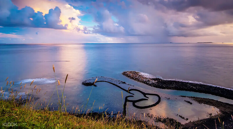 走訪澎湖七美島上著名的雙心石滬。Source: KLOOK 走訪澎湖七美島上著名的雙心石滬。Source: KLOOK