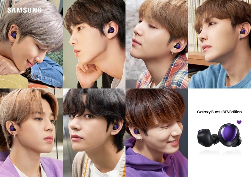 Galaxy Buds+ BTS Edition,建議售價NT$6,990 Galaxy Buds+ BTS Edition,建議售價NT$6,990