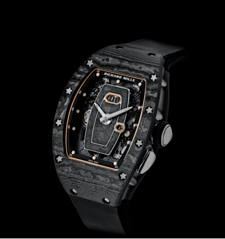 Richard Mille Carbon TPT 碳纖維材質的RM 037錶款 Richard Mille Carbon TPT 碳纖維材質的RM 037錶款