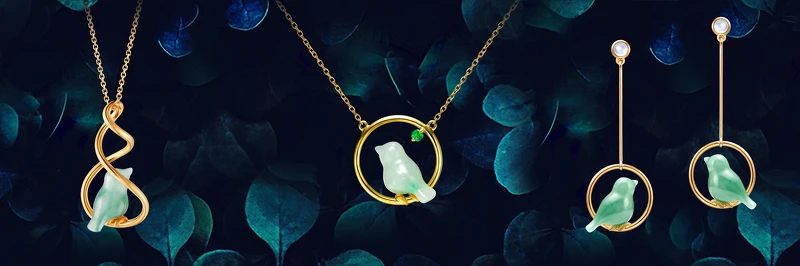 林曉同葫蘆青鳥墜飾、微型青鳥套鍊、幸福青鳥耳環 林曉同葫蘆青鳥墜飾、微型青鳥套鍊、幸福青鳥耳環