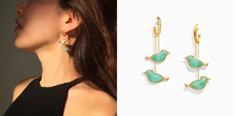 林曉同青鳥耳環 林曉同青鳥耳環