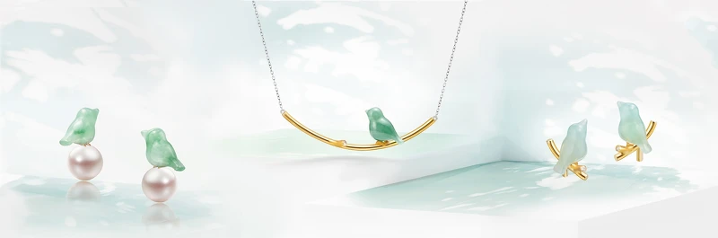 林曉同珍珠青鳥耳環、枝頭上的青鳥套鍊、枝頭上的青鳥耳環 林曉同珍珠青鳥耳環、枝頭上的青鳥套鍊、枝頭上的青鳥耳環