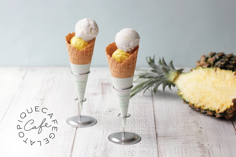 芒果雪酪&檸檬雪酪雙球冰淇淋 $200