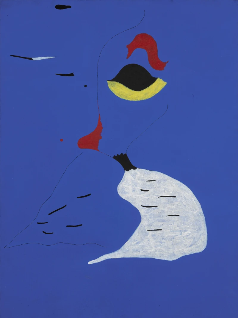 Joan Miró, Peinture (Femme au chapeau rouge), 1927