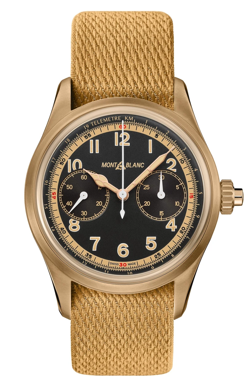 萬寶龍1858系列單按把計時腕錶限量款1858,NT$186,800 萬寶龍1858系列單按把計時腕錶限量款1858,NT$186,800