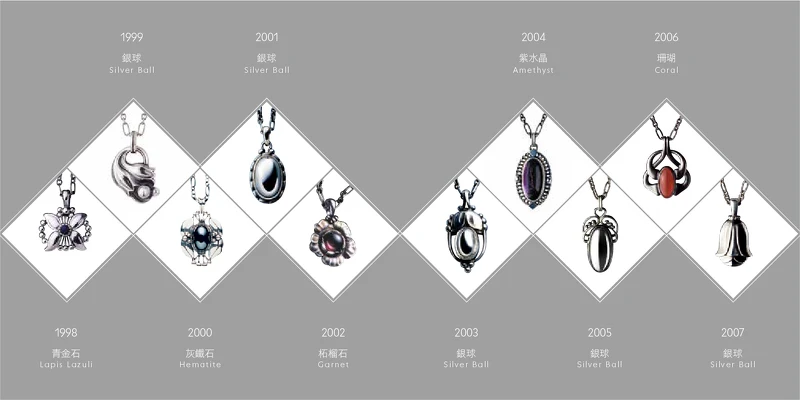 GEORG JENSEN HERITAGE系列 1998-2007 GEORG JENSEN HERITAGE系列 1998-2007