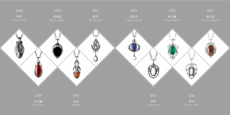 GEORG JENSEN HERITAGE系列 2008-2017 GEORG JENSEN HERITAGE系列 2008-2017